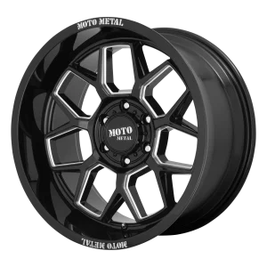 Moto Metal – MO803 BANSHEE – Black – 20″x10″ -18mm – Summer Wheels – MO80321068318N